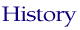 History Page Heading