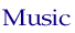 Music Page Heading