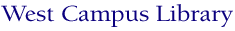 WestCampus Page Heading