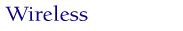 Wireless Page Heading