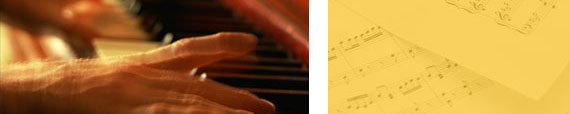 piano and sheet music