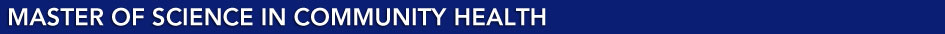 M.S. in Community Health