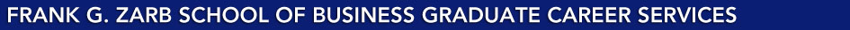 Frank G. Zarb School of Business Graduate Career Services Home