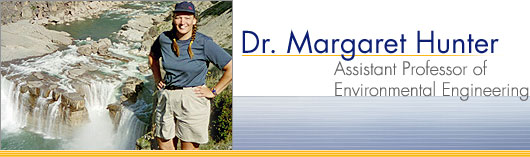 Dr. Margaret Hunter - Assistant Professor of Environmental Engineering