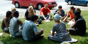 Group Discussion Concludes a Long Day