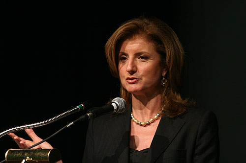 Arianna Huffington on The Cultural Divide panel