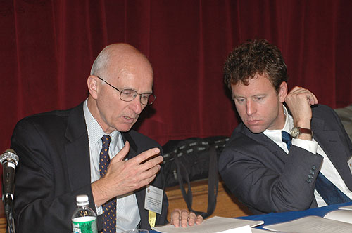 Lawrence Korb and Michael O'Hanlon at the Defense and Nuclear Policy panel