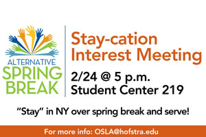 Staycation Interest Meeting