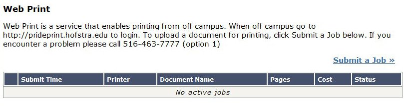 Webprint Submit a Job