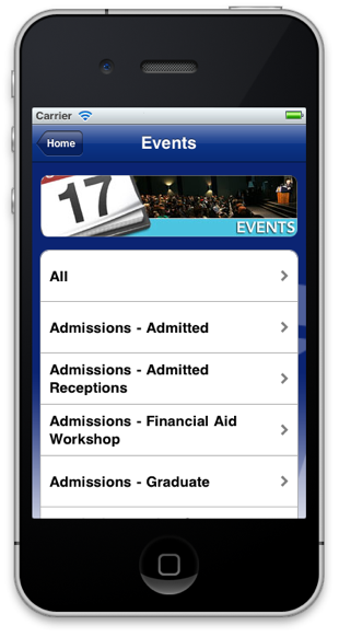 Hofstra iPhone app