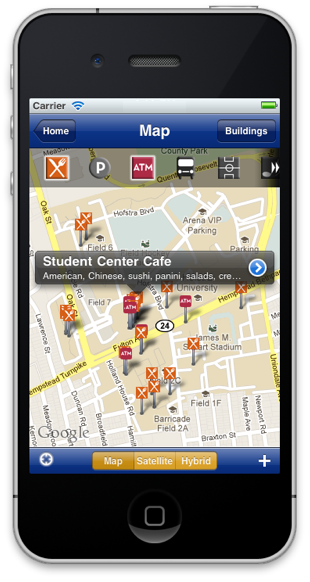 Hofstra iPhone app