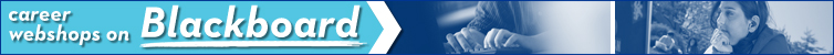 Career Webshops on Blackboard