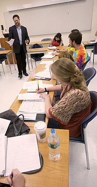 Students in a classroom
