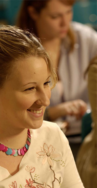 Students in a classroom