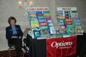 Attendees learning about new products and publications at the vendors' showcase