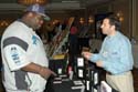 Attendees learning about new products and publications at the vendors' showcase