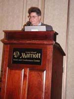 Michael Hacker, MSTP project coordinator, welcomes conference attendees