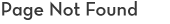 Page Not Found