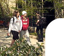 Hofstra Students Walking