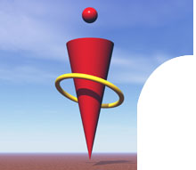 Hofstra Writers' Red Cone Graphic
