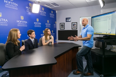 Hofstra SPorts Journalism Video Studio /