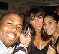 R&B singer Alicia Keys with WRHU staffers