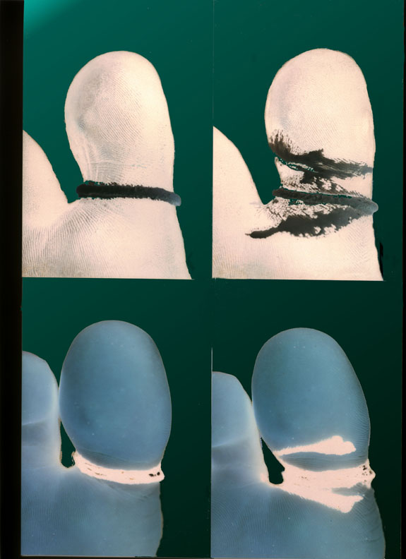 Kaethe Kauffman, Toes, Blue