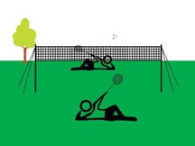 Louisa Armbrust, Lounging Badminton