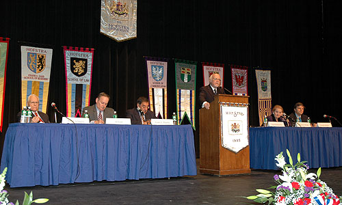 President Rabinowitz presides over the opening keynotes on Thursday.