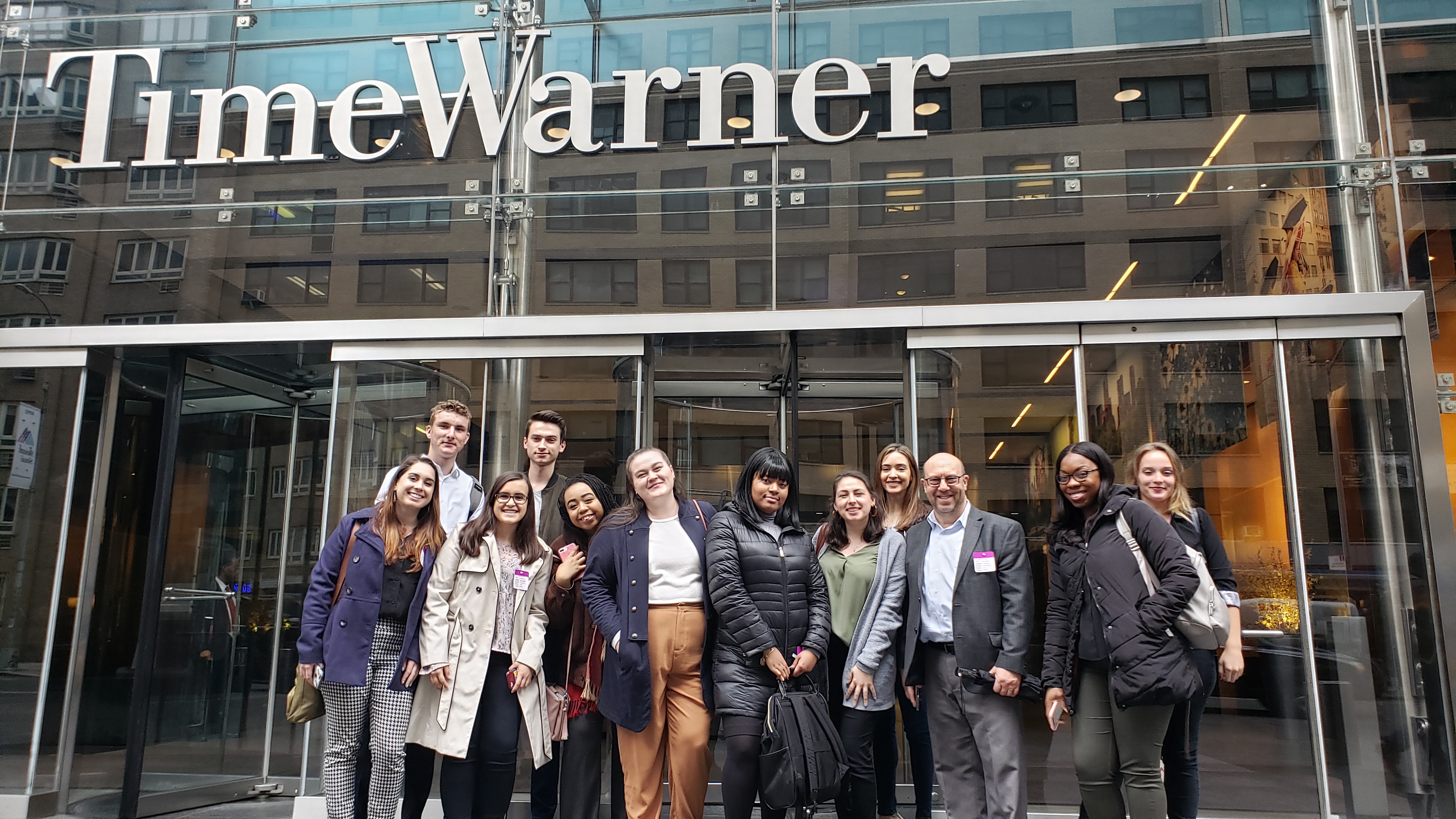 Students at Time Warner