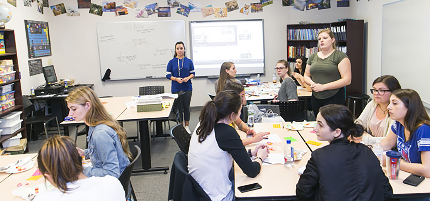 Ed Students in a classroom