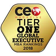 CEO Magazine - Tier One Global Executive MBA Rankings 2018