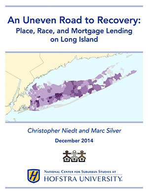 An Uneven Road to Recovery: Place, Race, and Mortgage Lending on Long Island (2014) book cover