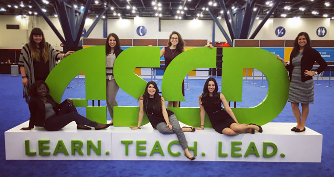 Students at ASCD conference