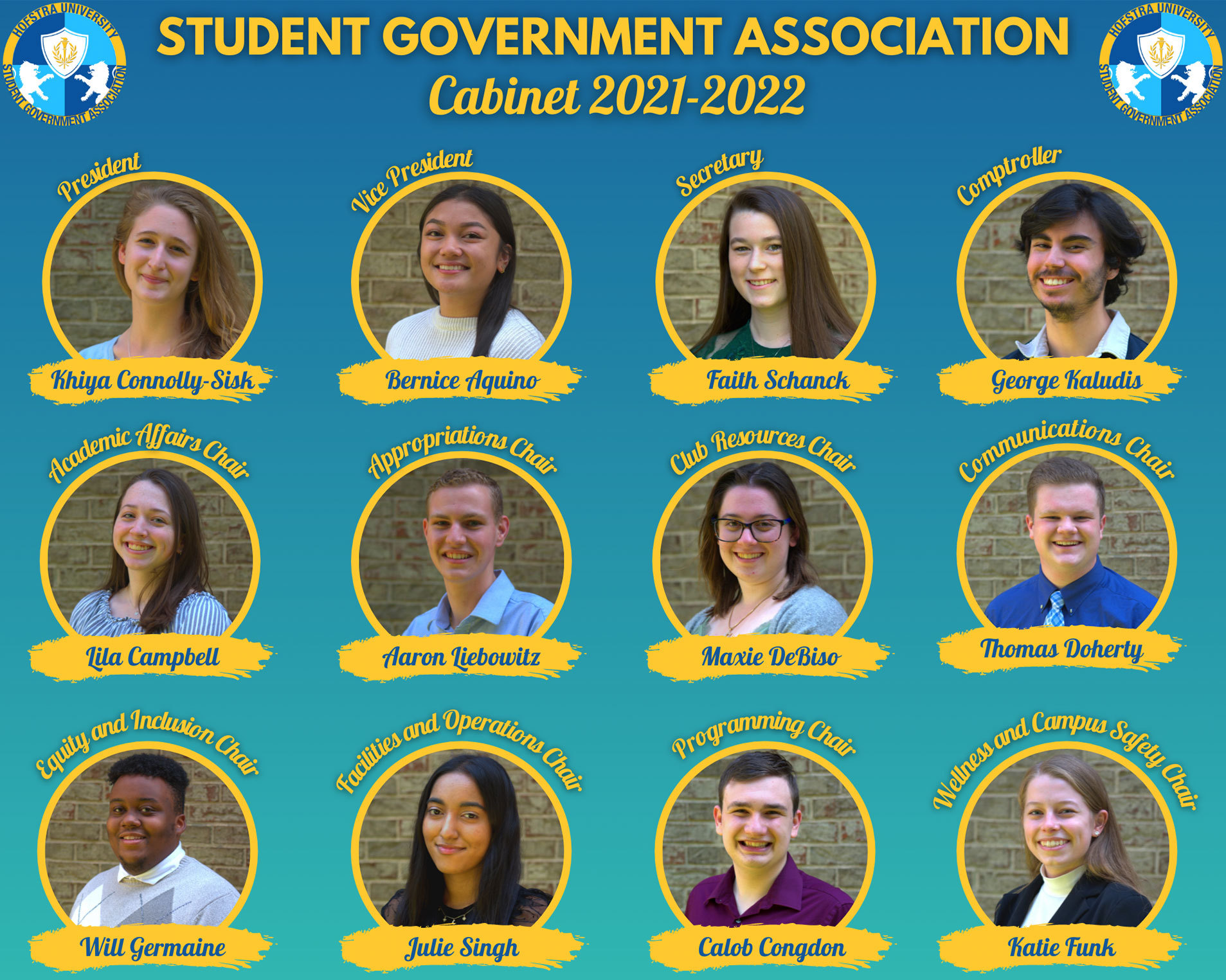 Student Government Association Cabinet 2020-2021