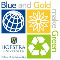 Blue and Gold make Green, Hofstra University, Office of Sustainability