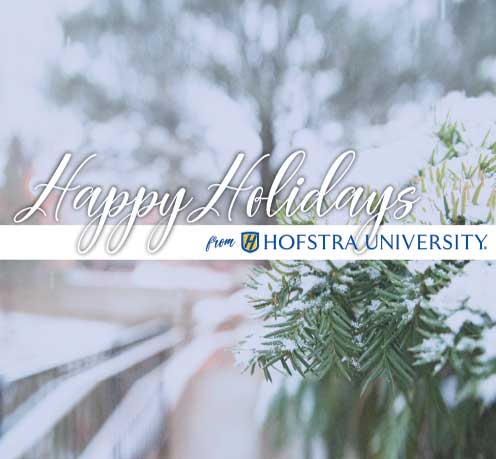 Happy Holidays from Hofstra University