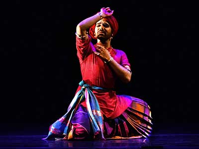 Indian man dancing