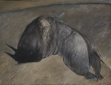 Yonia Fain: Untitled (Slain Bull)