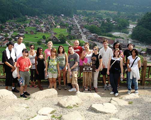 Student in Study Abroad program
