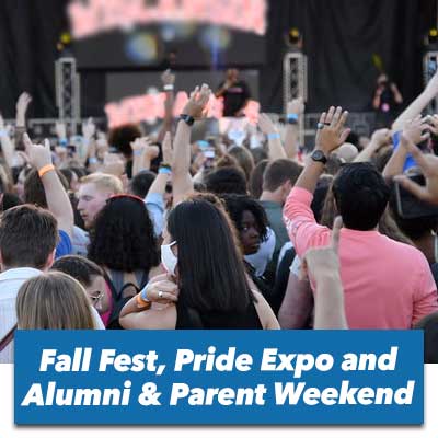 Fall Fest, Pride Expo, and Alumni and Parent Weekend