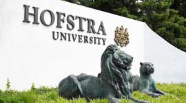 Hofstra University signage