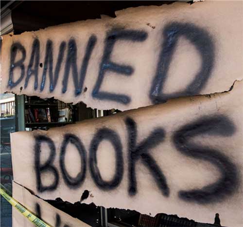 Banned Books Signage