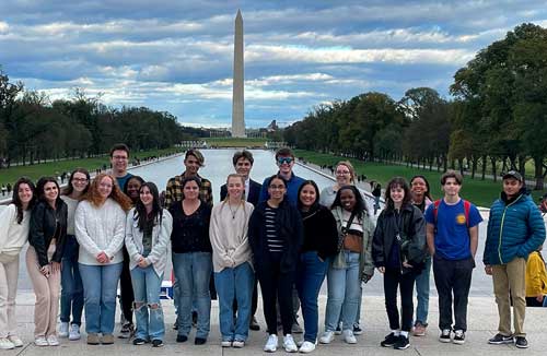 Political Science students in Washington