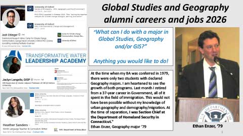 Global Studies and Geography alumni careers and jobs