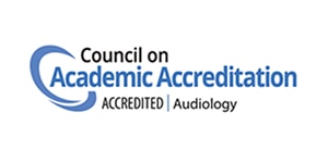 CAA Audiology accredited badge