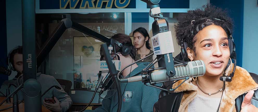 Student in WRHU Studiio