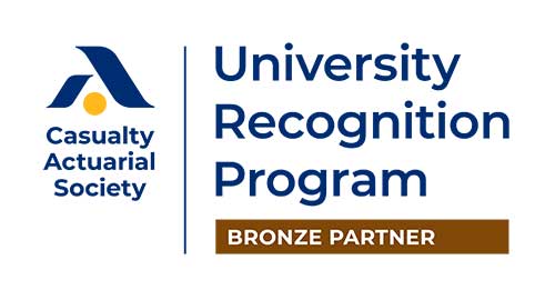 casualty actuarial society, university recognition program, bronze partner