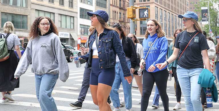 Hofstra Students in NYC