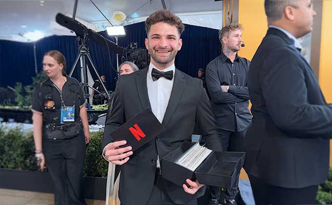 LHSC Intern at Netflix award show